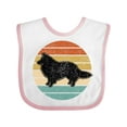 thumbnail image 1 of Inktastic Sheltie Dog Gift Retro Boys or Girls Baby Bib, 1 of 4