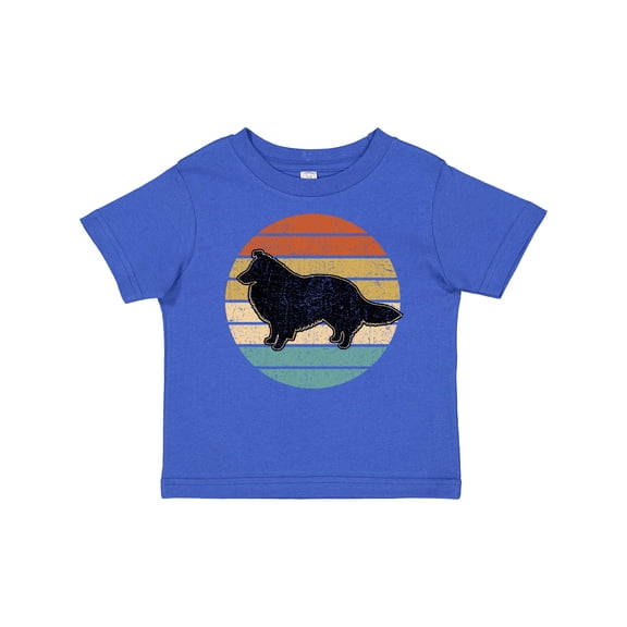 Inktastic Sheltie Dog Gift Retro Boys or Girls Baby T-Shirt