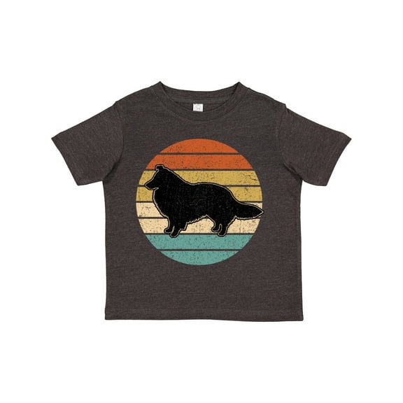 Inktastic Sheltie Dog Gift Retro Boys or Girls Toddler T-Shirt