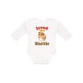 thumbnail image 1 of Inktastic Sheltie Dog Lover Boys or Girls Long Sleeve Baby Bodysuit, 1 of 5