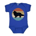 thumbnail image 1 of Inktastic Sheltie Dog Retro Sunset Boys or Girls Baby Bodysuit, 1 of 5
