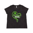 thumbnail image 1 of Inktastic Shenanigans Squad St. Patrick's Day Shamrock Heart Women's Plus Size T-Shirt, 1 of 5