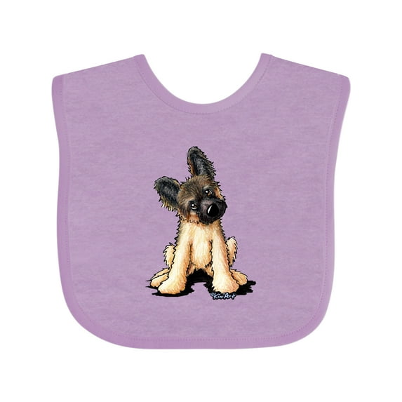 Inktastic Shepherd Puppy Boys or Girls Baby Bib