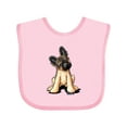 thumbnail image 1 of Inktastic Shepherd Puppy Boys or Girls Baby Bib, 1 of 4
