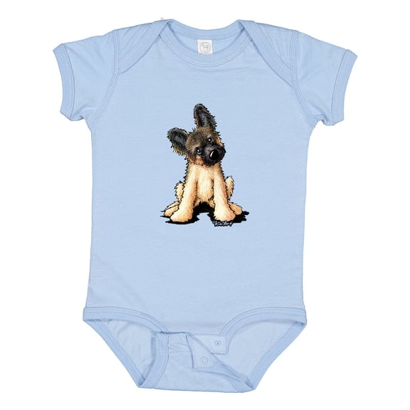 Inktastic Shepherd Puppy Boys or Girls Baby Bodysuit