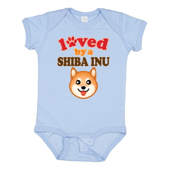 Inktastic Shiba Inu Dog Lover Boys or Girls Baby Bodysuit