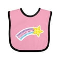 thumbnail image 1 of Inktastic Shooting Star Space Boys or Girls Baby Bib, 1 of 4