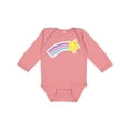 thumbnail image 1 of Inktastic Shooting Star Space Boys or Girls Long Sleeve Baby Bodysuit, 1 of 5