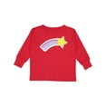 thumbnail image 1 of Inktastic Shooting Star Space Boys or Girls Long Sleeve Toddler T-Shirt, 1 of 5