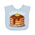 thumbnail image 1 of Inktastic Short Stack Cute Pancake Breakfast Boys or Girls Baby Bib, 1 of 4