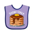 thumbnail image 1 of Inktastic Short Stack Cute Pancake Breakfast Boys or Girls Baby Bib, 1 of 4