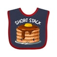 thumbnail image 1 of Inktastic Short Stack Cute Pancake Breakfast Boys or Girls Baby Bib, 1 of 4