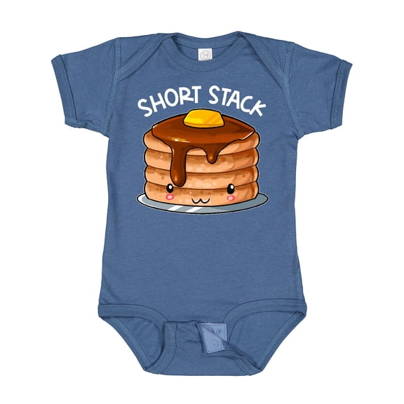 Inktastic Short Stack Cute Pancake Breakfast Boys or Girls Baby Bodysuit