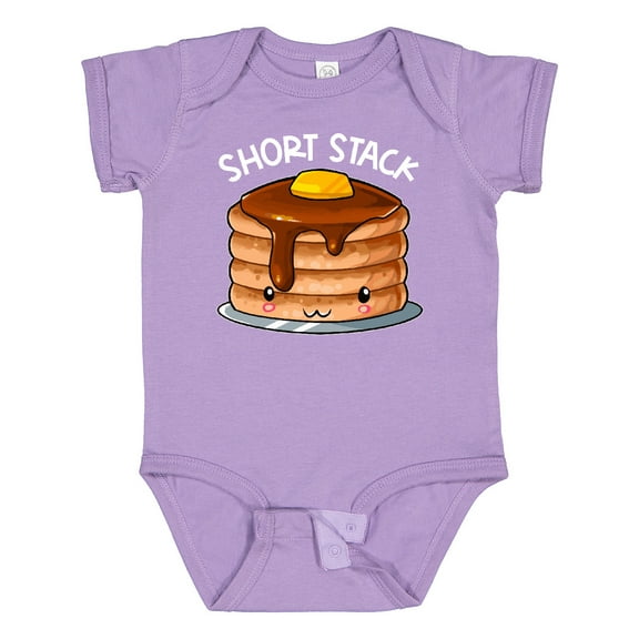 Inktastic Short Stack Cute Pancake Breakfast Boys or Girls Baby Bodysuit