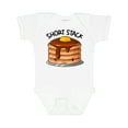 thumbnail image 1 of Inktastic Short Stack Cute Pancake Breakfast Boys or Girls Baby Bodysuit, 1 of 5