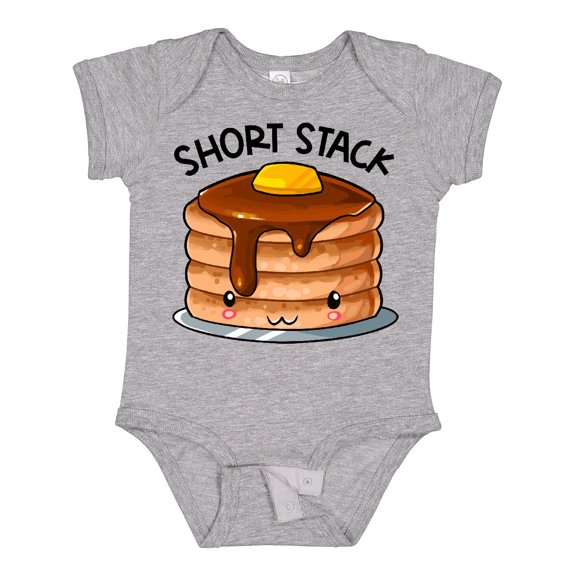 Inktastic Short Stack Cute Pancake Breakfast Boys or Girls Baby Bodysuit