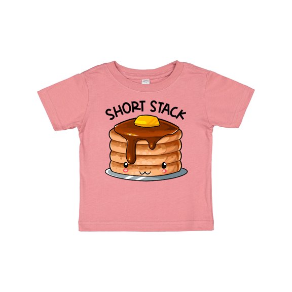 Inktastic Short Stack Cute Pancake Breakfast Boys or Girls Baby T-Shirt