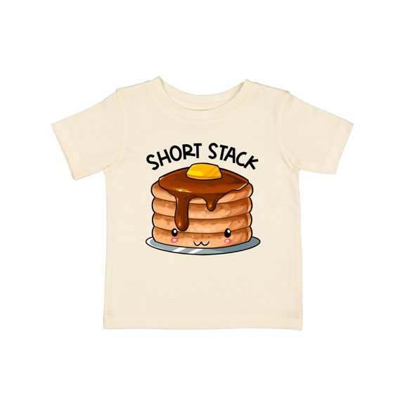 Inktastic Short Stack Cute Pancake Breakfast Boys or Girls Baby T-Shirt