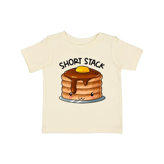 Inktastic Short Stack Cute Pancake Breakfast Boys or Girls Baby T-Shirt