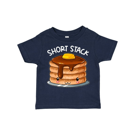 Inktastic Short Stack Cute Pancake Breakfast Boys or Girls Toddler T-Shirt