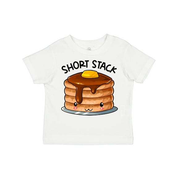 Inktastic Short Stack Cute Pancake Breakfast Boys or Girls Toddler T-Shirt
