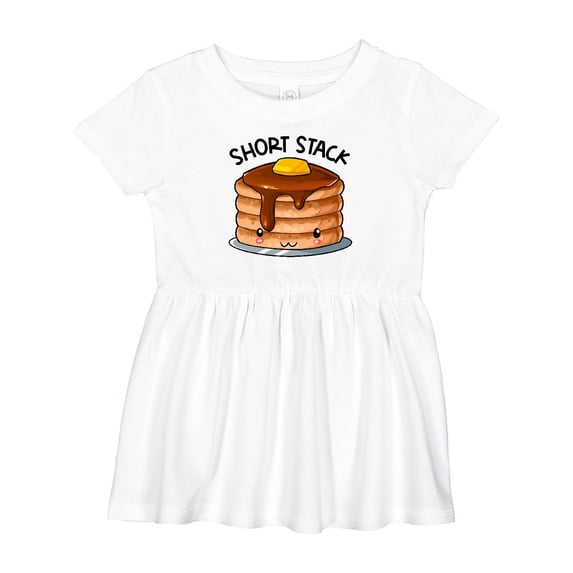 Inktastic Short Stack Cute Pancake Breakfast Girls Baby Dress