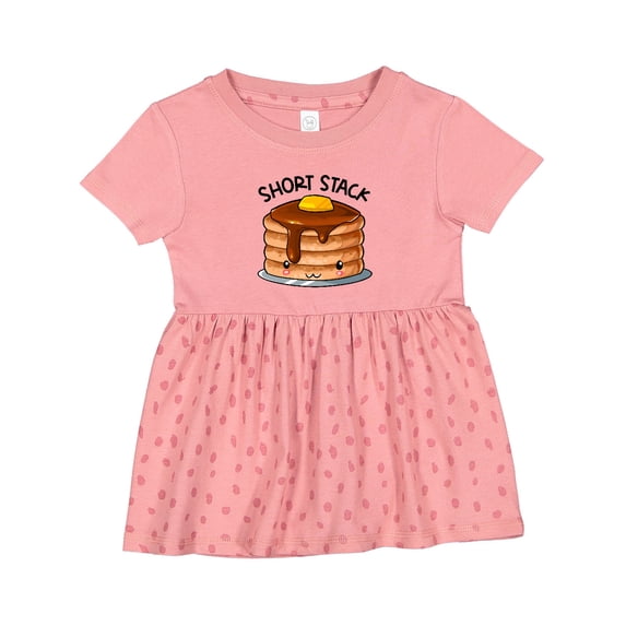 Inktastic Short Stack Cute Pancake Breakfast Girls Baby Dress