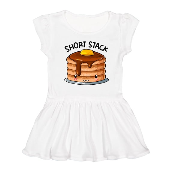 Inktastic Short Stack Cute Pancake Breakfast Girls Toddler Dress