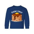 thumbnail image 1 of Inktastic Short Stack Cute Pancake Breakfast Long Sleeve Youth T-Shirt, 1 of 5