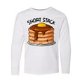thumbnail image 1 of Inktastic Short Stack Cute Pancake Breakfast Long Sleeve Youth T-Shirt, 1 of 5
