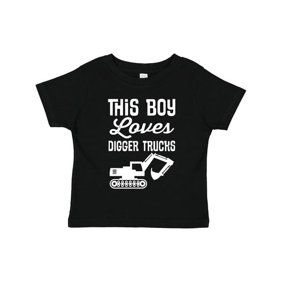 Inktastic Shovel Truck Boys Construction Digger Boys Toddler T-Shirt
