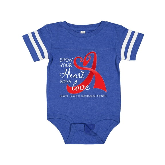 Inktastic Show Your Heart Some Love- Heart Health Awareness Month Boys or Girls Baby Bodysuit