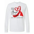 thumbnail image 1 of Inktastic Show Your Heart Some Love Heart Health Awareness Month Long Sleeve T-Shirt, 1 of 5