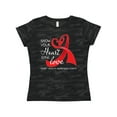 thumbnail image 1 of Inktastic Show Your Heart Some Love- Heart Health Awareness Month Women's T-Shirt, 1 of 5