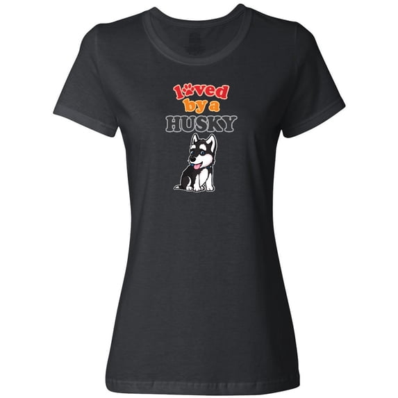 Inktastic Siberian Husky Dog Gift Puppy Women's T-Shirt