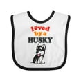 thumbnail image 1 of Inktastic Siberian Husky Dog Puppy Boys or Girls Baby Bib, 1 of 4