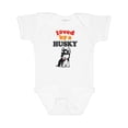 thumbnail image 1 of Inktastic Siberian Husky Dog Puppy Boys or Girls Baby Bodysuit, 1 of 5