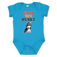 thumbnail image 1 of Inktastic Siberian Husky Dog Puppy Boys or Girls Baby Bodysuit, 1 of 5