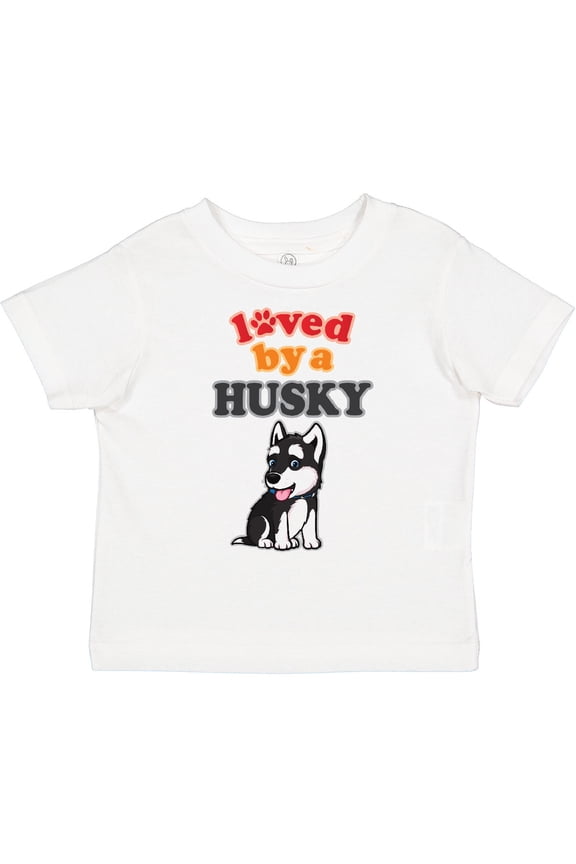 Siberian Husky Dog Puppy Boys or Girls Toddler T-Shirt