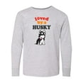 thumbnail image 1 of Inktastic Siberian Husky Dog Puppy Long Sleeve Youth T-Shirt, 1 of 5
