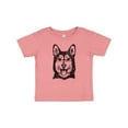 thumbnail image 1 of Inktastic Siberian Husky Sketch Portrait Boys or Girls Baby T-Shirt, 1 of 5