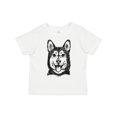 thumbnail image 1 of Inktastic Siberian Husky Sketch Portrait Boys or Girls Toddler T-Shirt, 1 of 5