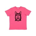 thumbnail image 1 of Inktastic Siberian Husky Sketch Portrait Youth T-Shirt, 1 of 5