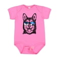 thumbnail image 1 of Inktastic Siberian Husky Sketch Portrait with Sunglasses Boys or Girls Baby Bodysuit, 1 of 5