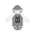 thumbnail image 1 of Inktastic Siberian Husky Sketch Portrait with Sunglasses Boys or Girls Long Sleeve Baby Bodysuit, 1 of 5