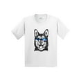thumbnail image 1 of Inktastic Siberian Husky Sketch Portrait with Sunglasses Youth T-Shirt, 1 of 5