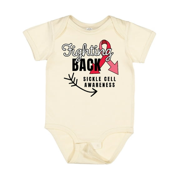 Inktastic Sickle Cell Awareness Fighting Back Boys or Girls Baby Bodysuit