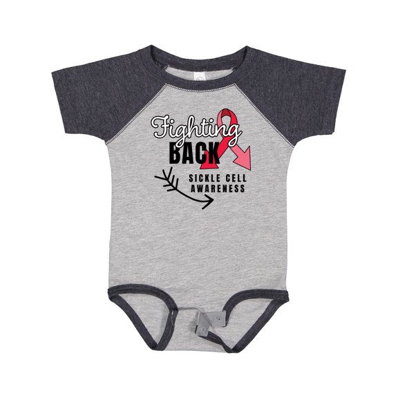 Inktastic Sickle Cell Awareness Fighting Back Boys or Girls Baby Bodysuit