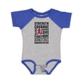 thumbnail image 1 of Inktastic Sickle Cell Awareness Strength Courage and Support Boys or Girls Baby Bodysuit, 1 of 5
