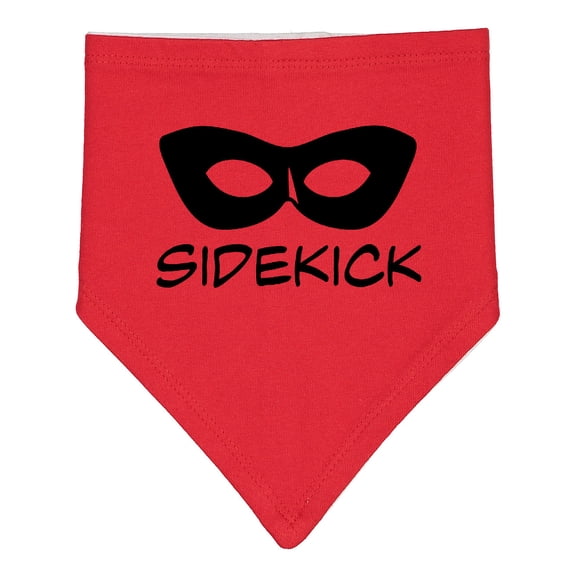 Inktastic Sidekick Kids Superhero Mask Baby Bandana Bib